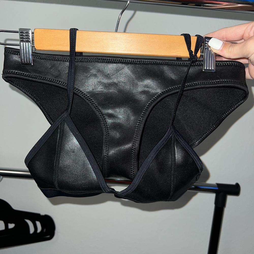 Triangl pleather bikini size xs.